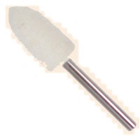 Dia. 10mm x face: 19.2 mm, Shank 3mm, Rock Hard, Hard, Medium, Soft Cone Bobs - Click Image to Close