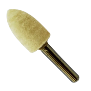 Dia. 5/8" x Face 1" x Shank 1/4", Soft, Medium, Hard Cone Bobs - Click Image to Close