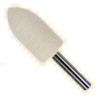 Dia. 3/4" x Face 1-1/2" x Shank 1/4", Soft, Medium, Hard Cone Bobs - Click Image to Close