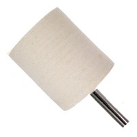 Dia. 1-3/4" x Face 2" x Shank Dia. 1/4", Soft, Medium, Hard Cylinder Bobs - Click Image to Close