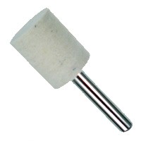 Dia. 3/4" x Face 1" x Shank Dia. 1/4", Soft, Medium, Hard Cylinder Bobs - Click Image to Close