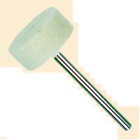 Dia. 19.4mm x Face 8mm x Shank 3mm, Soft, Medium, Hard Mounted Felt Wheels - Click Image to Close