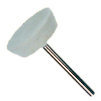 Dia. 1" x Face 5/16" x Shank 1/8", Soft Mounted Felt Wheels - Click Image to Close