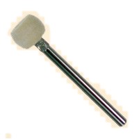 Dia. 3/8", Face: 1/4" x Shank 1/8", Hard Drum Shape Bobs - Click Image to Close