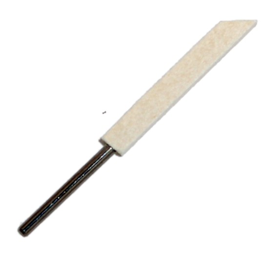 6 x 6 x shank 3 mm, Hard Mounted Felt Stick