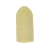 Dia. 3/8" x Hole 1/16", Soft, Medium Unmounted Cone Shape Bobs, Dremel #422 - Click Image to Close