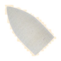 Dia. 25 x 50, Hole 6 mm, Soft Unmounted Cone Shape Bobs - Click Image to Close