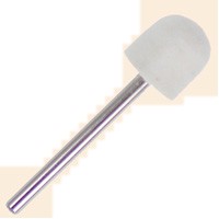 Dia. 1/2" x Face 1/2" x Shank 1/8", Soft, Medium, Hard Oval Shape Bobs