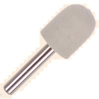 Dia. 3/4" x Face 1-1/2" x Shank 1/4", Medium, Hard, Oval Shape Bobs